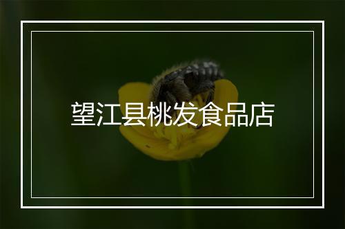 望江县桃发食品店