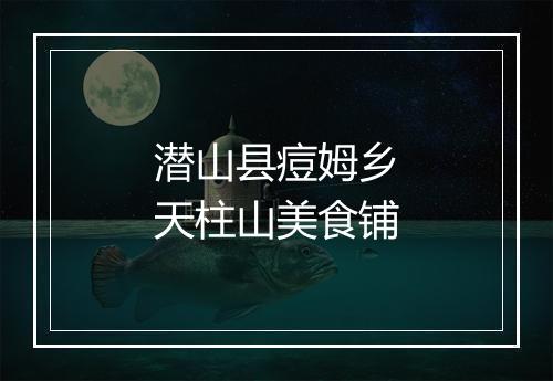 潜山县痘姆乡天柱山美食铺