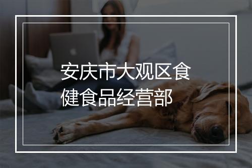 安庆市大观区食健食品经营部
