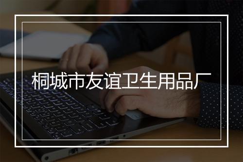 桐城市友谊卫生用品厂