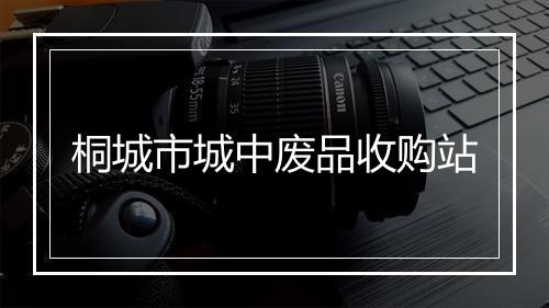 桐城市城中废品收购站