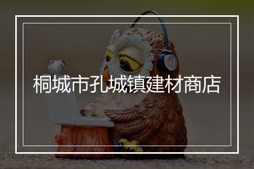 桐城市孔城镇建材商店