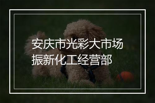 安庆市光彩大市场振新化工经营部