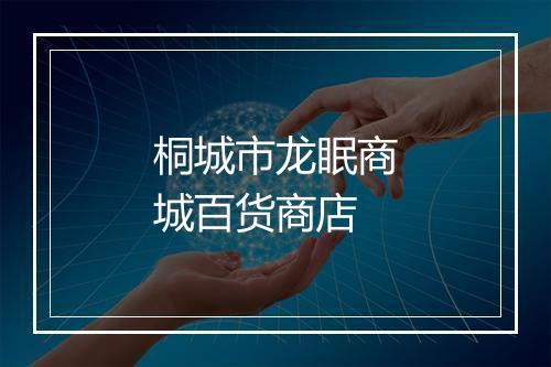 桐城市龙眠商城百货商店