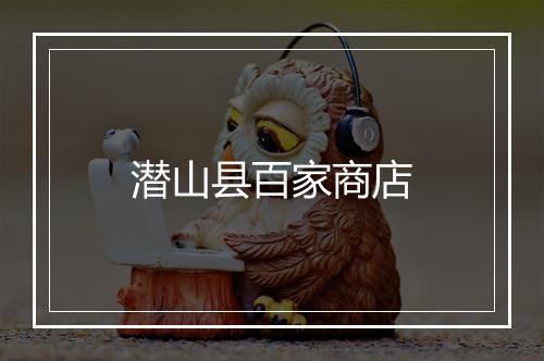 潜山县百家商店