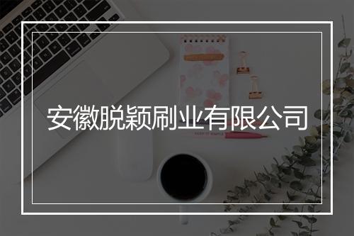 安徽脱颖刷业有限公司