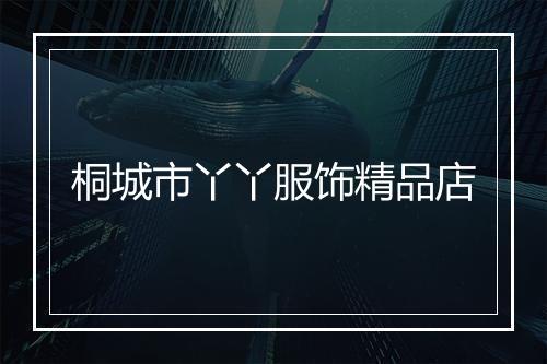 桐城市丫丫服饰精品店