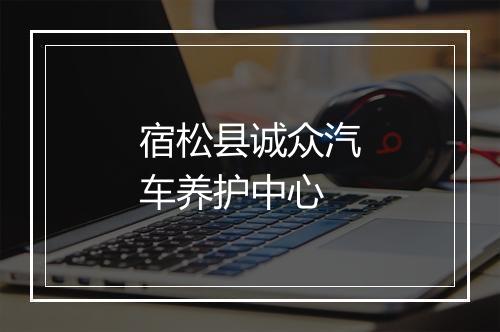 宿松县诚众汽车养护中心