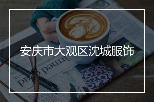 安庆市大观区沈城服饰