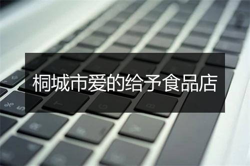 桐城市爱的给予食品店