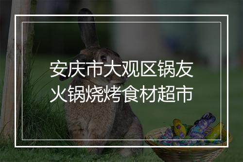 安庆市大观区锅友火锅烧烤食材超市