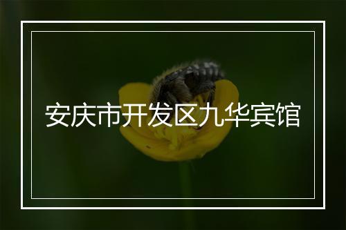 安庆市开发区九华宾馆