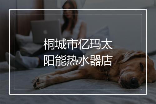 桐城市亿玛太阳能热水器店