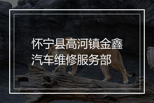 怀宁县高河镇金鑫汽车维修服务部