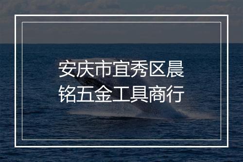 安庆市宜秀区晨铭五金工具商行