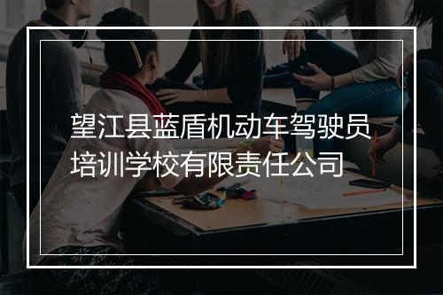望江县蓝盾机动车驾驶员培训学校有限责任公司