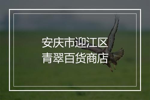 安庆市迎江区青翠百货商店