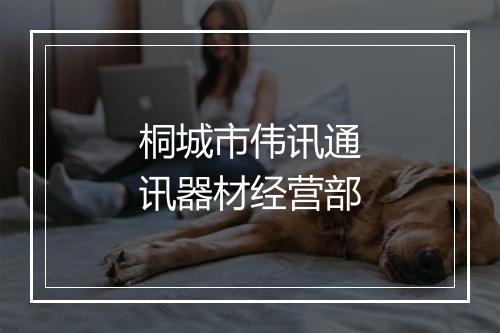 桐城市伟讯通讯器材经营部