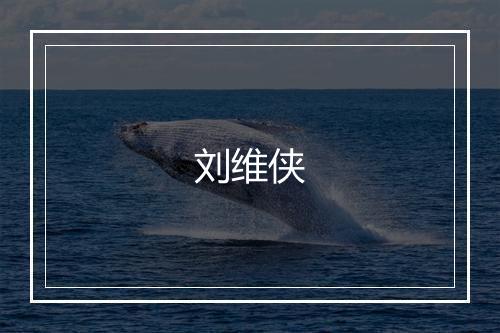 刘维侠