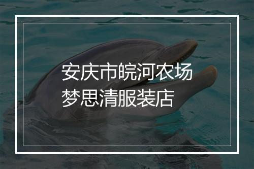 安庆市皖河农场梦思清服装店