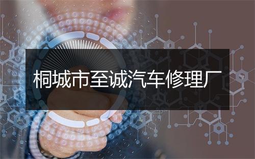 桐城市至诚汽车修理厂