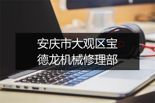 安庆市大观区宝德龙机械修理部