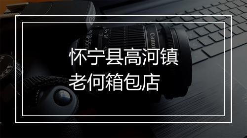 怀宁县高河镇老何箱包店