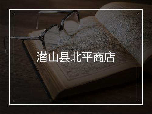 潜山县北平商店