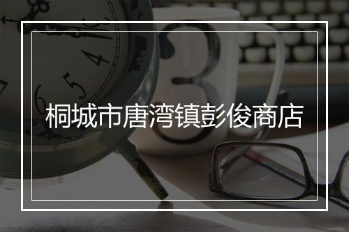 桐城市唐湾镇彭俊商店