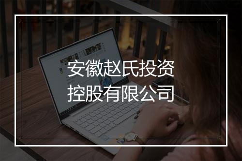安徽赵氏投资控股有限公司