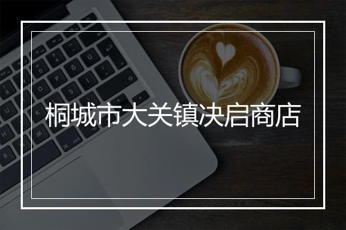 桐城市大关镇决启商店