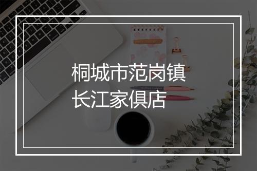桐城市范岗镇长江家俱店