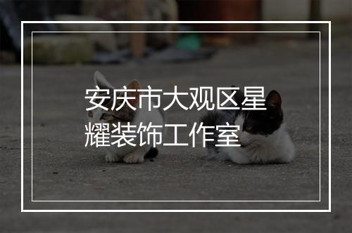 安庆市大观区星耀装饰工作室
