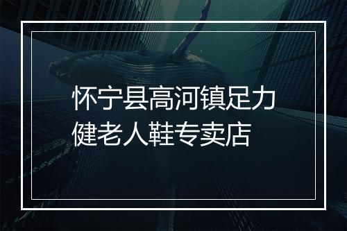 怀宁县高河镇足力健老人鞋专卖店