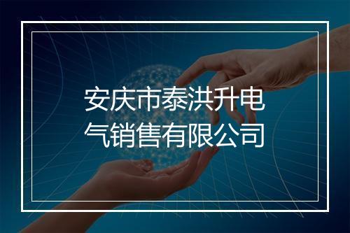 安庆市泰洪升电气销售有限公司