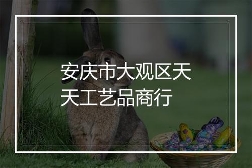 安庆市大观区天天工艺品商行