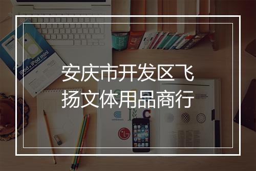 安庆市开发区飞扬文体用品商行
