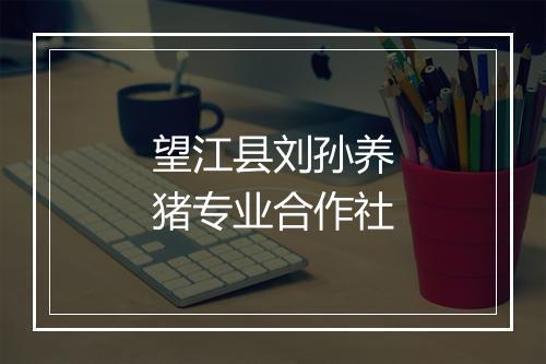 望江县刘孙养猪专业合作社