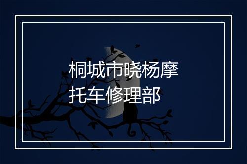桐城市晓杨摩托车修理部