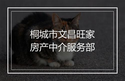 桐城市文昌旺家房产中介服务部