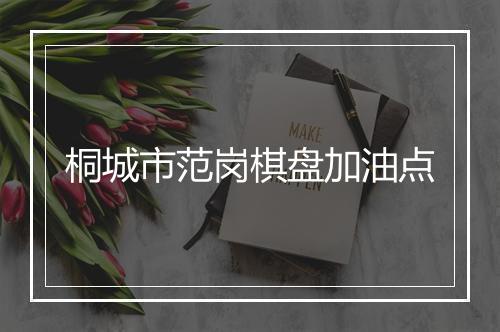 桐城市范岗棋盘加油点