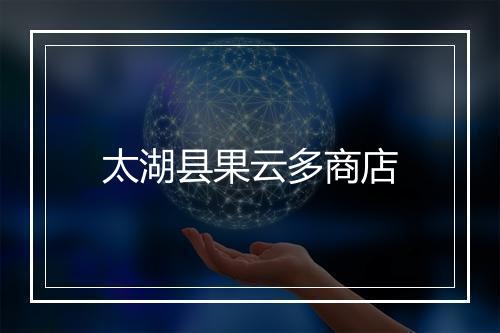太湖县果云多商店