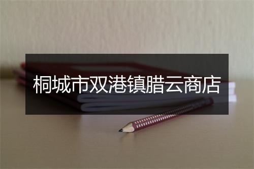 桐城市双港镇腊云商店