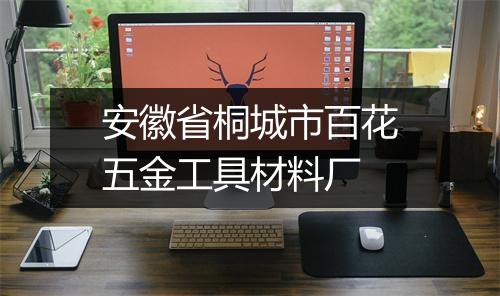 安徽省桐城市百花五金工具材料厂