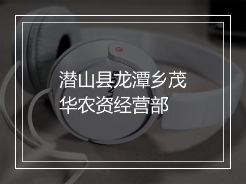 潜山县龙潭乡茂华农资经营部