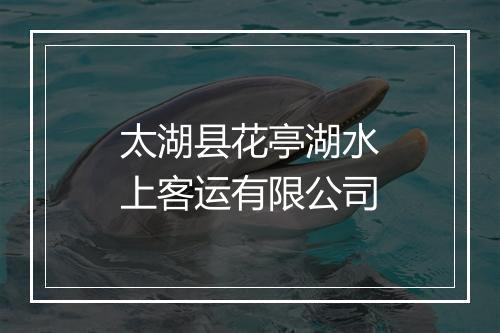 太湖县花亭湖水上客运有限公司