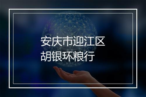 安庆市迎江区胡银环粮行