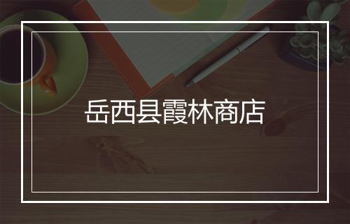 岳西县霞林商店