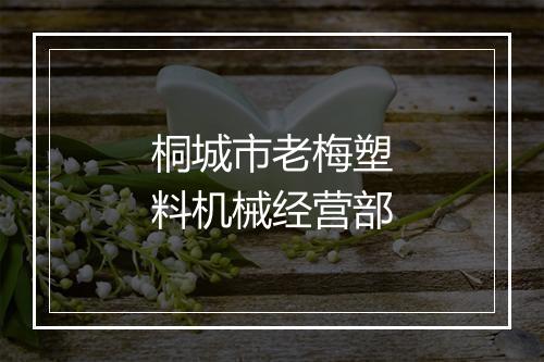 桐城市老梅塑料机械经营部