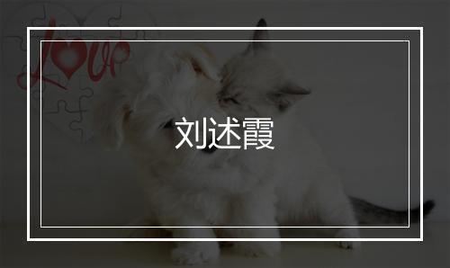 刘述霞